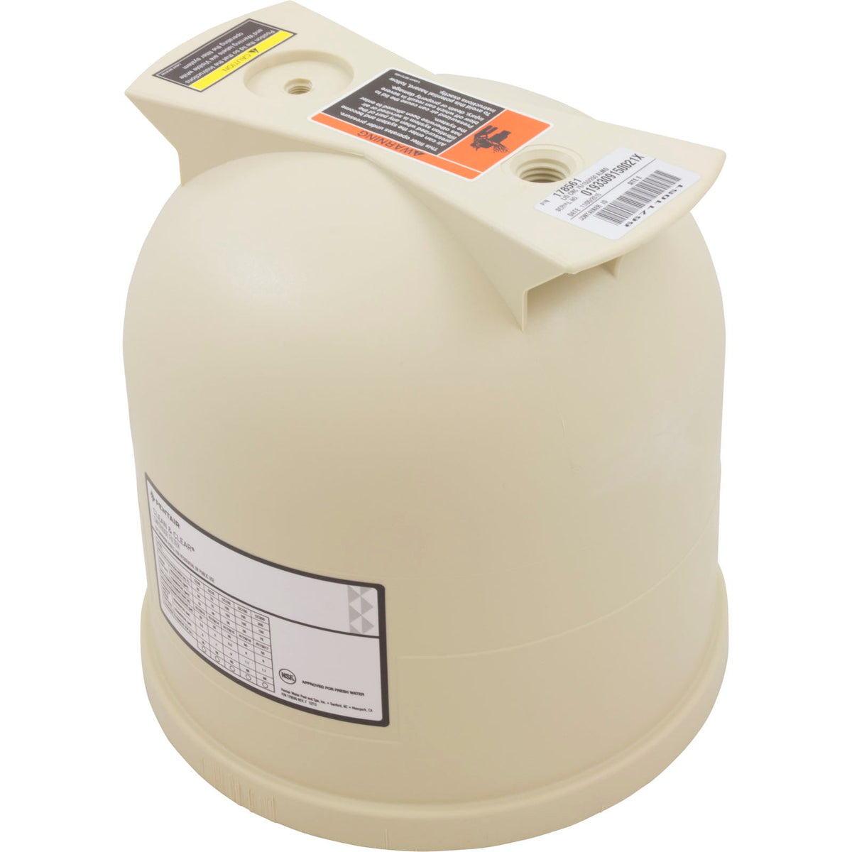 Pentair Almond Lid for 75/150/200 Sq Ft Clean and Clear and EasyClean Filters, 178561