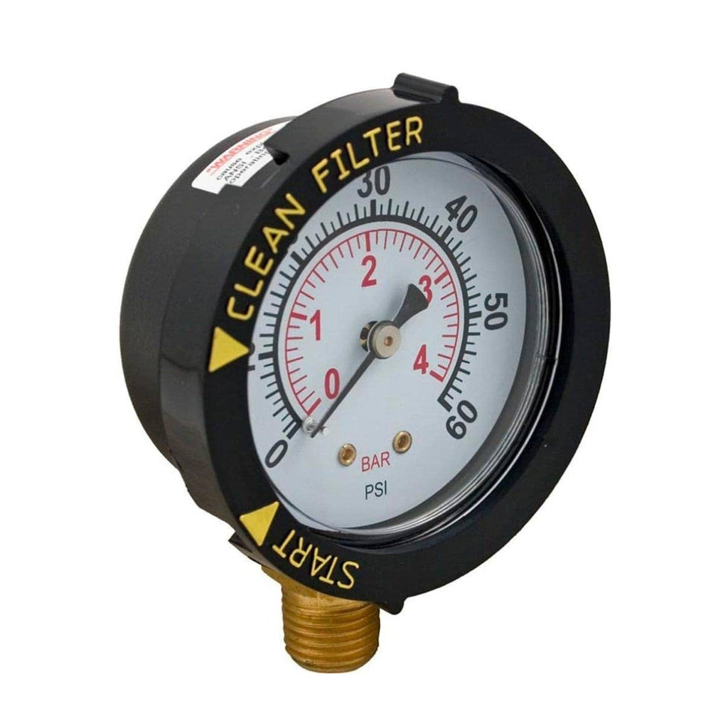 Pentair 1/4" MPT Pressure Gage with Indicator — 190058Z