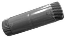 1.5" x 12" White SCH 80 Machined Nipple — 215-120-2