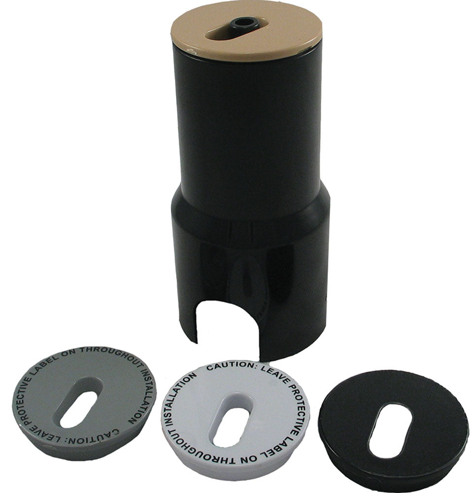 CMP Natural Wonders Non-Adjustable Deck Jet Assembly with Four Decorative Caps, 25597-000-000
