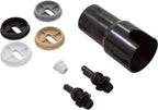 CMP Natural Wonders Non-Adjustable Deck Jet Assembly with Four Decorative Caps, 25597-000-000 - alternate view