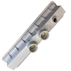 A&A Manufacturing AVSC Dual Pebble Top Channel Drain White – Pentair In-Floor — 289101 - alternate view