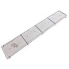 A&A Manufacturing AVSC Dual Pebble Top Channel Drain White – Pentair In-Floor — 289101 - alternate view