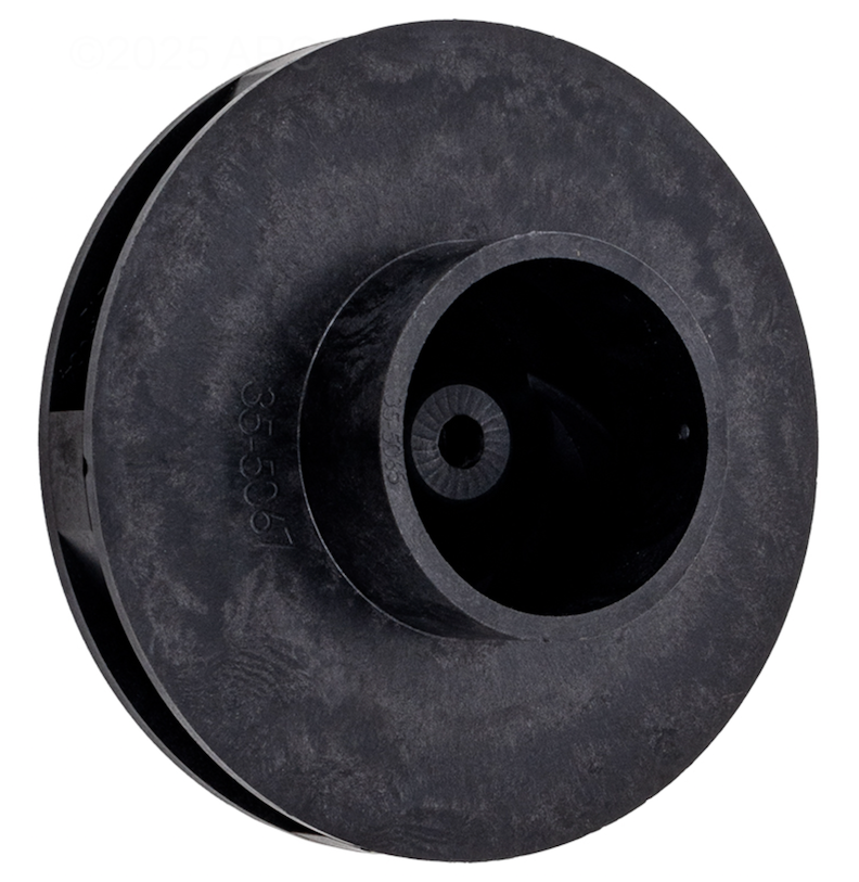 Pentair SuperFlo and SuperMax Impeller, 3/4 HP Full Rated, 1 HP Up Rated, High Flow, 355067Z - alternate view
