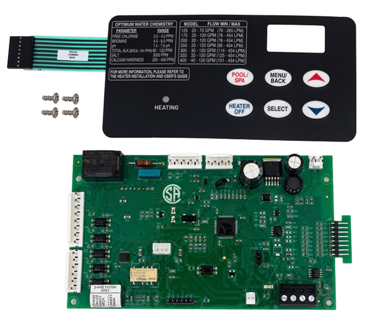 Pentair MasterTemp/Max-E-Therm 6-Button Control Board Kit, 461105Z
