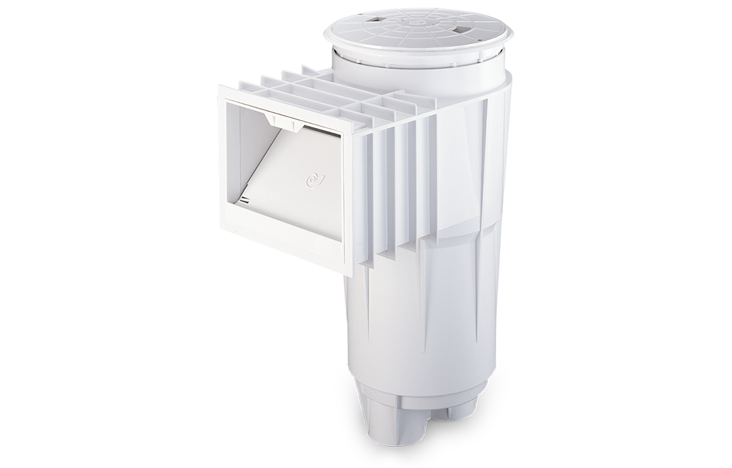 Pentair Bermuda Skimmer for Gunite Pools, 2 in. Slip, White, 506300