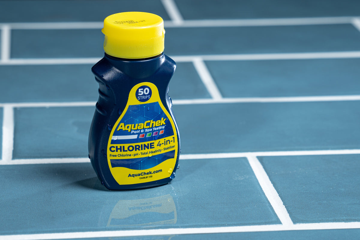 AquaChek 4-in-1 Free Chlorine Test Strips for Swimming Pools, 511242A - alternate view