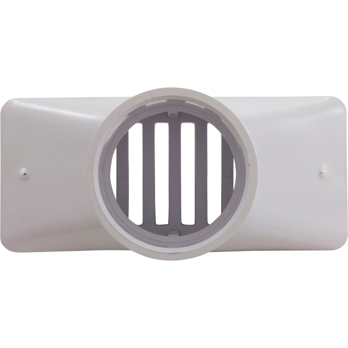 Pentair Gutter Drain and Grate, 2-1/2" x 6", White, 542039 - alternate view