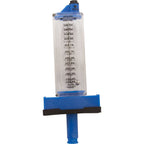 Rola-Chem 2.5 Inch PVC Top Mount Flowmeter, 70 to 240 GPM, 570361T
