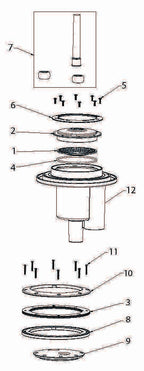 Pentair ColorVision Gunite Niche Kit, 580037