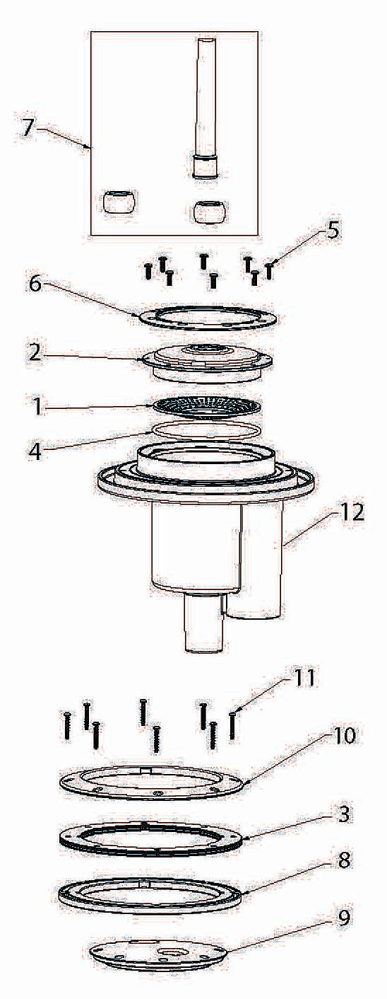 Pentair ColorVision Gunite Niche Kit, 580037