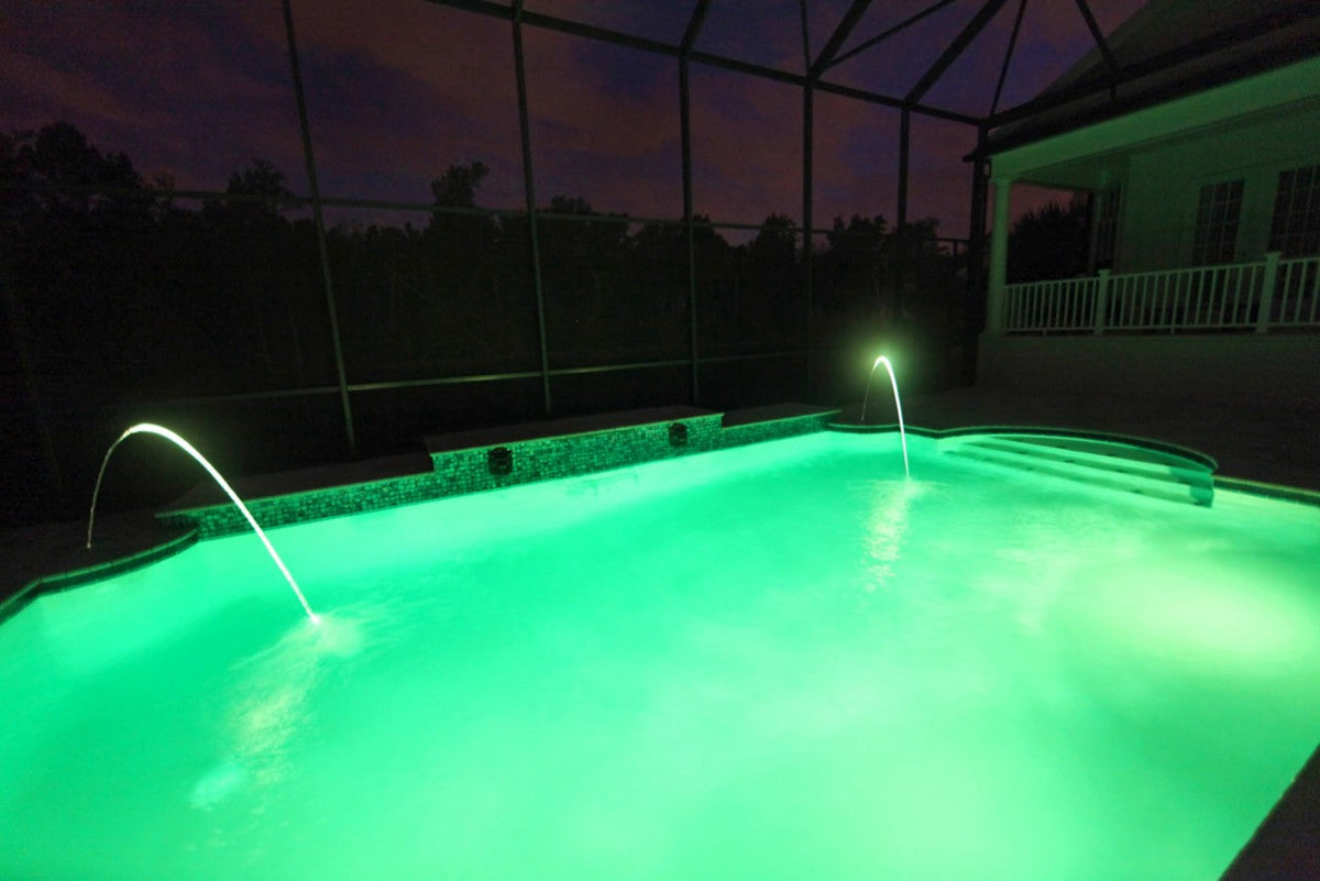Pentair MicroBrite Color LED Pool Light 12 Volt, 14 Watt with 100' Cord, 620425 - alternate view