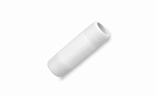 1.5" x 8" SCH 80 machined nipple — white color illustration