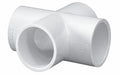Westlake Pipe & Fittings 2" White Slip x Slip x Slip x Slip SCH40 Cross — 420020