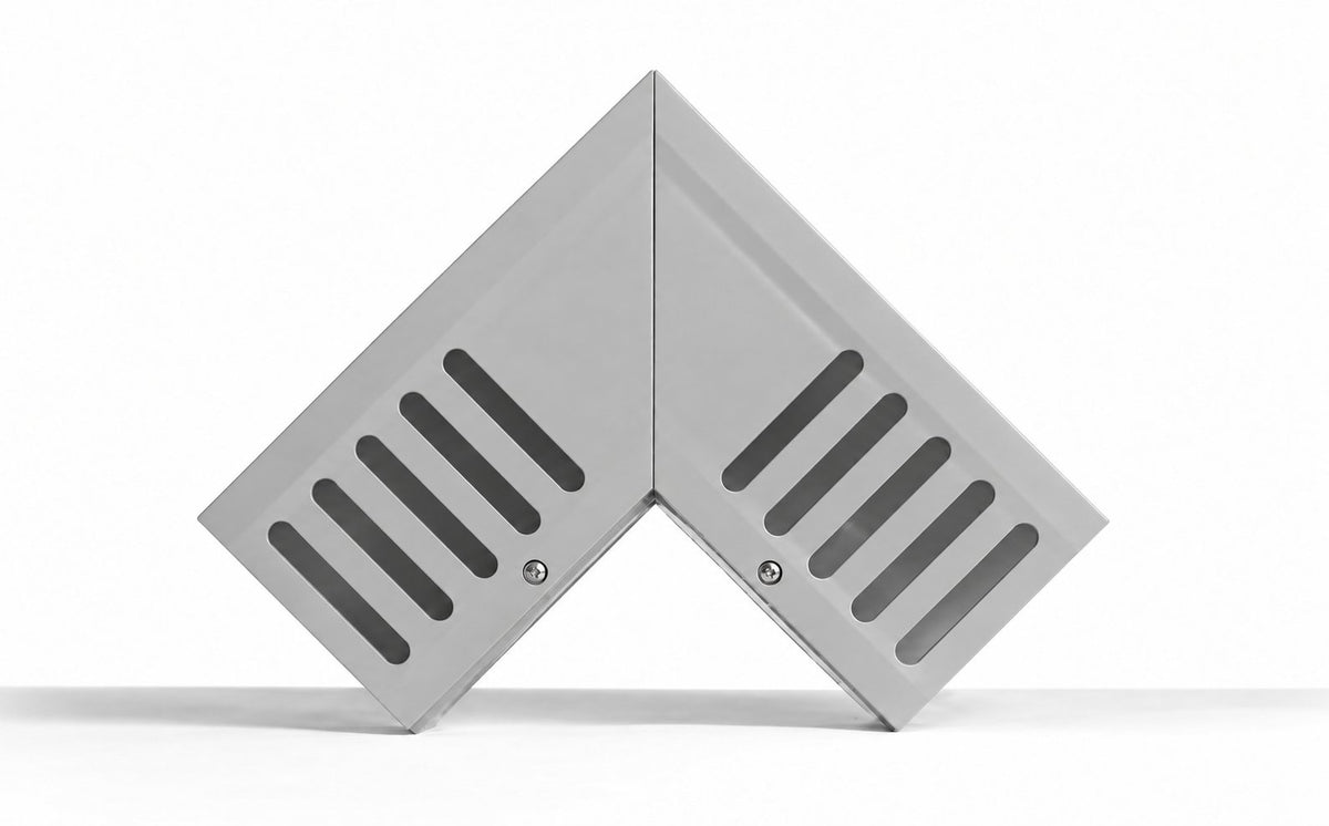 Quaker Plastics 3" Water Hog Fitting 90 Gray — QP-6244G