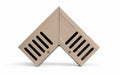 Quaker Plastics 3" Water Hog Fitting 90 Tan — QP-6244T