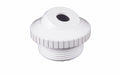 Super-Pro 1.5" MPT White Hydrostream Fitting with 0.5" Opening — SG4001410C