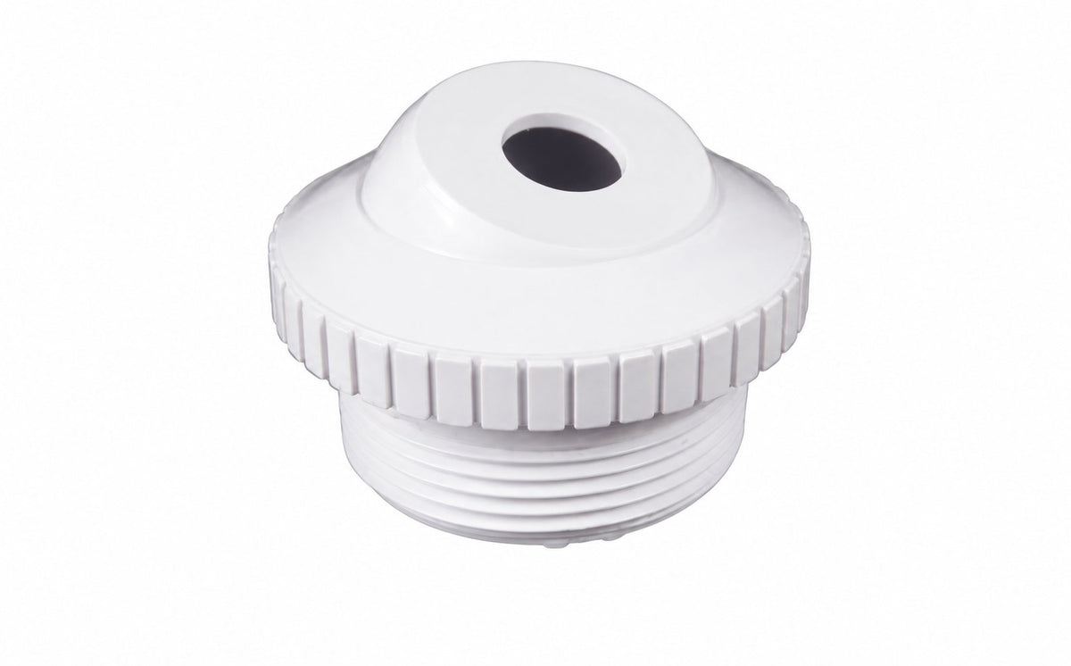 Super-Pro 1.5" MPT White Hydrostream Fitting with 0.5" Opening — SG4001410C