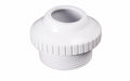 Super-Pro 1.5" MPT White Hydrostream Fitting with 1" Opening — SG4001410E