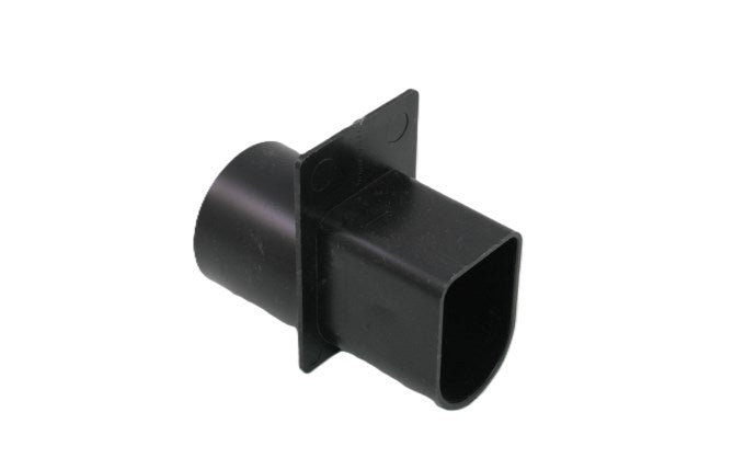 Stegmeier Black End Adapter for Deck Drain — DEA