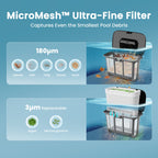 Aiper Scuba P1 E1P-US - MicroMesh ultra-fine filtration