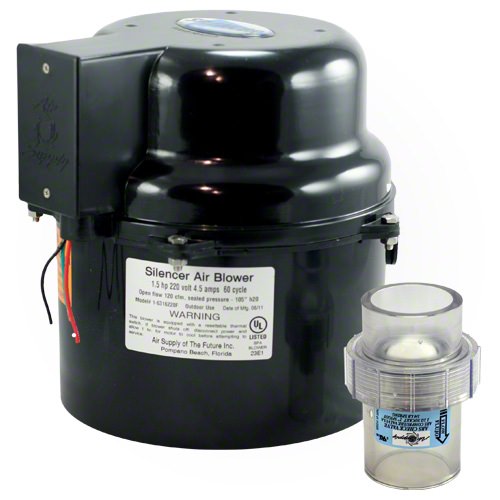 Air Supply Silencer 6310241 1 HP Spa Air Blower - 240V
