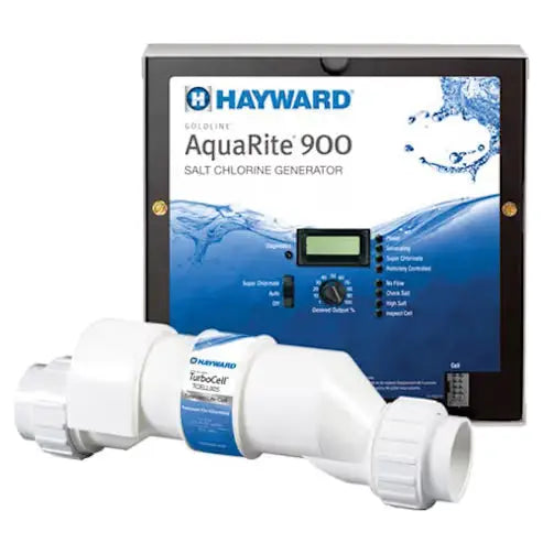 Hayward — AQR940 — AquaRite 900 Salt Chlorinator with Extended Life TurboCell — 40,000 Gallons 120/240V 50/60Hz