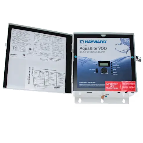 Hayward — AQR940 — AquaRite 900 Salt Chlorinator with Extended Life TurboCell — 40,000 Gallons 120/240V 50/60Hz - alternate view