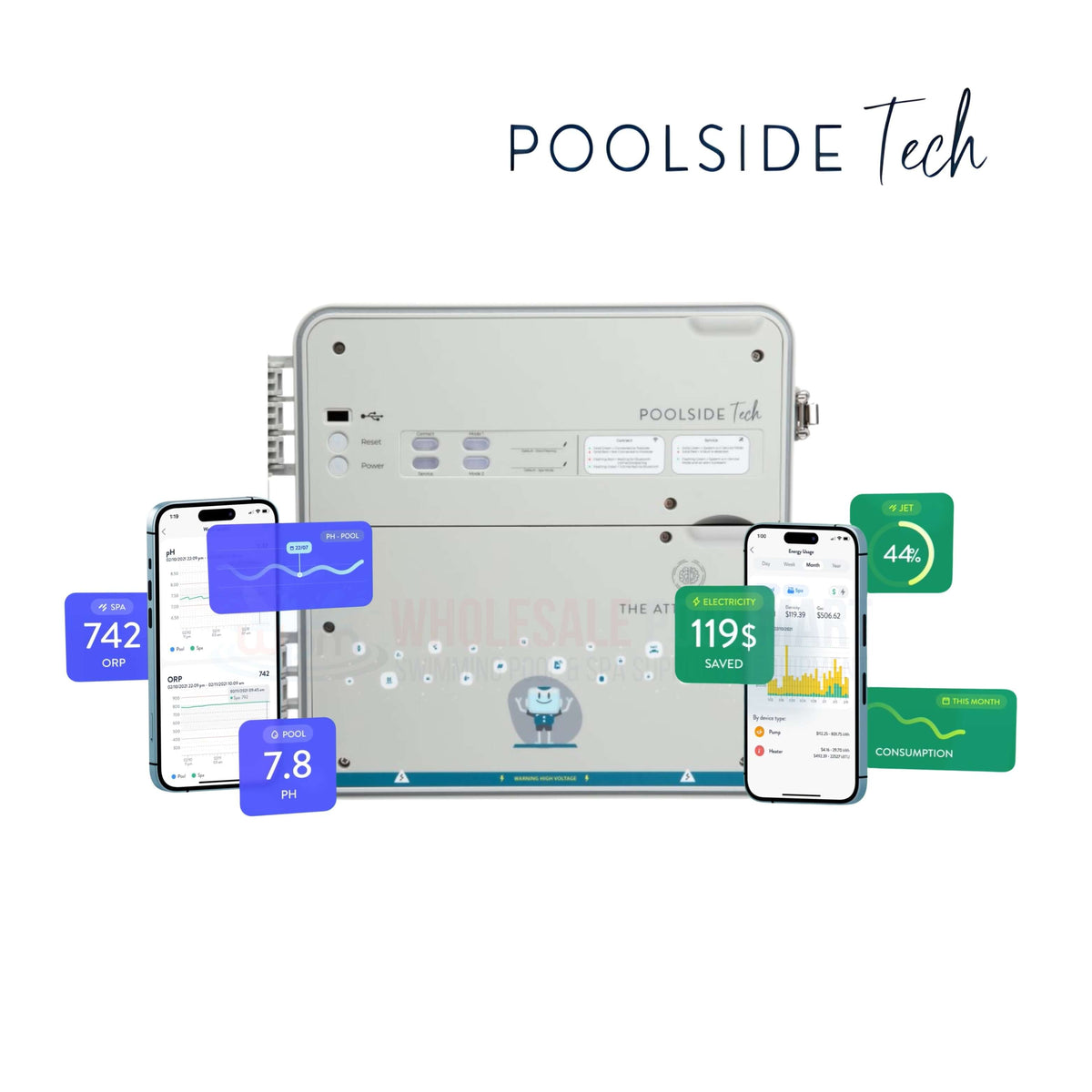 Poolside Tech ATT-MINI Attendant Mini Pool Automation System