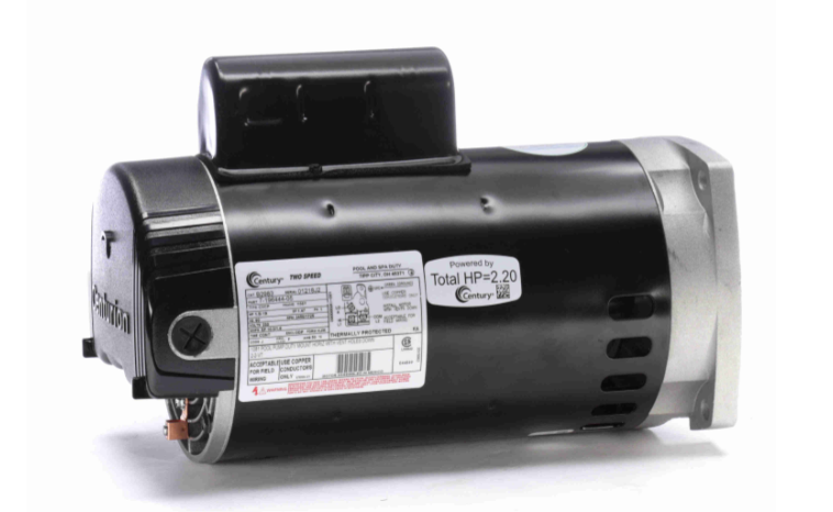 Century B2983 1.5 HP Two-Speed Square Flange Pool Pump Motor - 230V - alternate view
