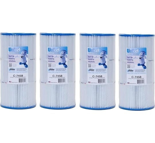 Unicel C-7458-4 56 Sq. Ft. Replacement Filter Cartridge — 4 Pack