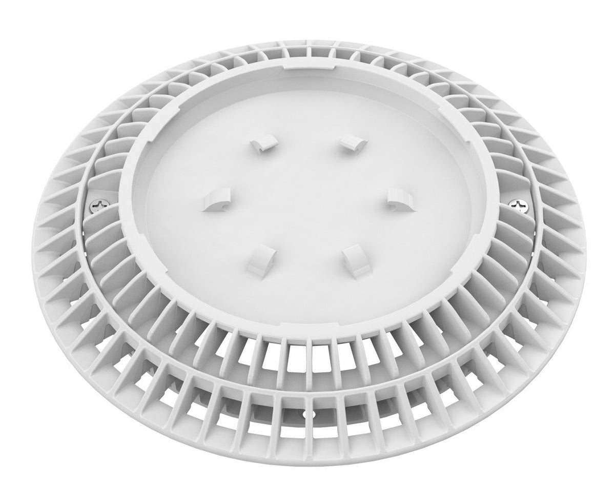 Super-Pro AquaStar Light Gray 8" Fillable Cover, Riser Ring and Frame — CC8103