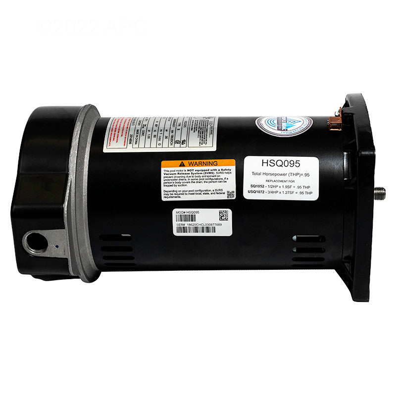 Century HSQ095 pool pump motor - view 2