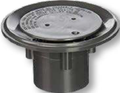 CMP 25527-104-000 black 2 inch floor inlet with 1.5 inch reducer, distributor catalog photo