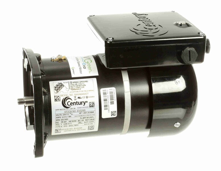 Century VGreen EVO EVQ165 Variable-Speed Pool Pump Motor - 48Y Square Flange