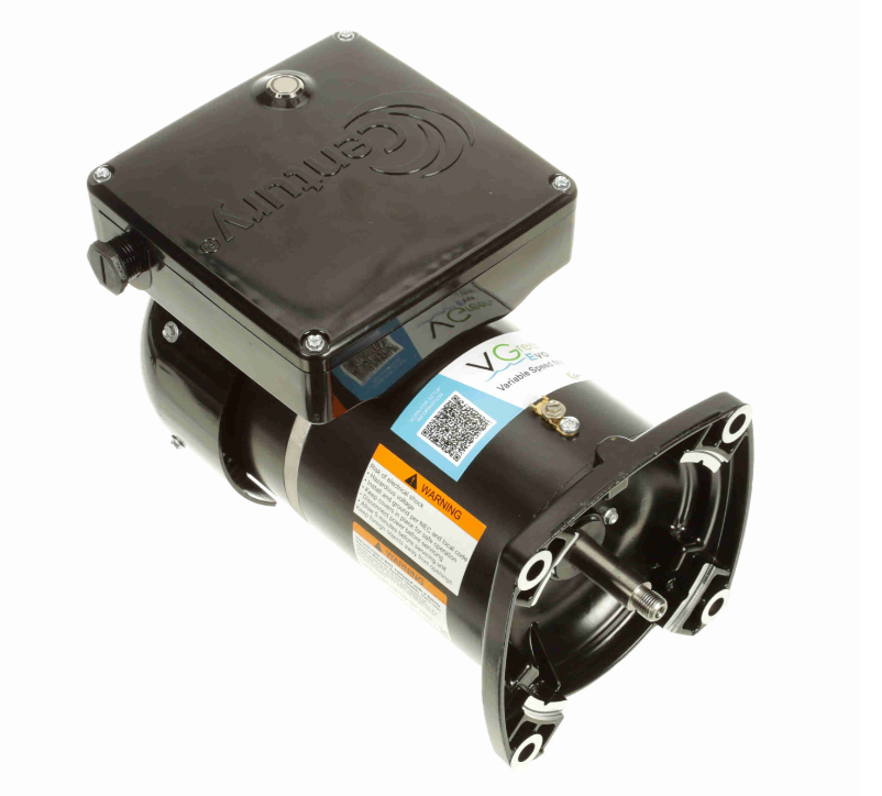 Century VGreen EVO EVQ165 Variable-Speed Pool Pump Motor - 48Y Square Flange - alternate view