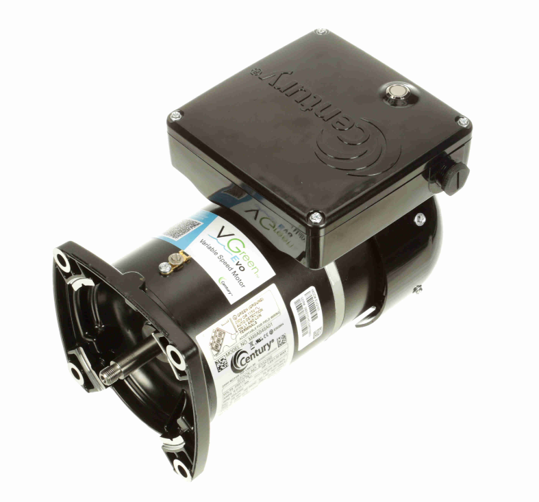 Century VGreen EVO EVQ165 Variable-Speed Pool Pump Motor - 48Y Square Flange - alternate view