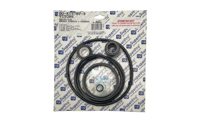 Super-Pro GO-KIT78V-9 Viton Seal Kit for Pentair SuperFlo Pumps