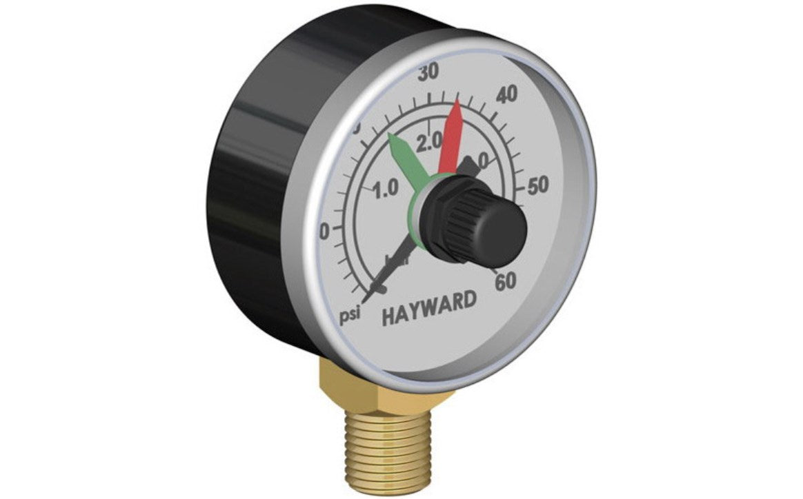 Hayward C150S pressure gauge detail - ECX271261; component of the filter, not an extra spare