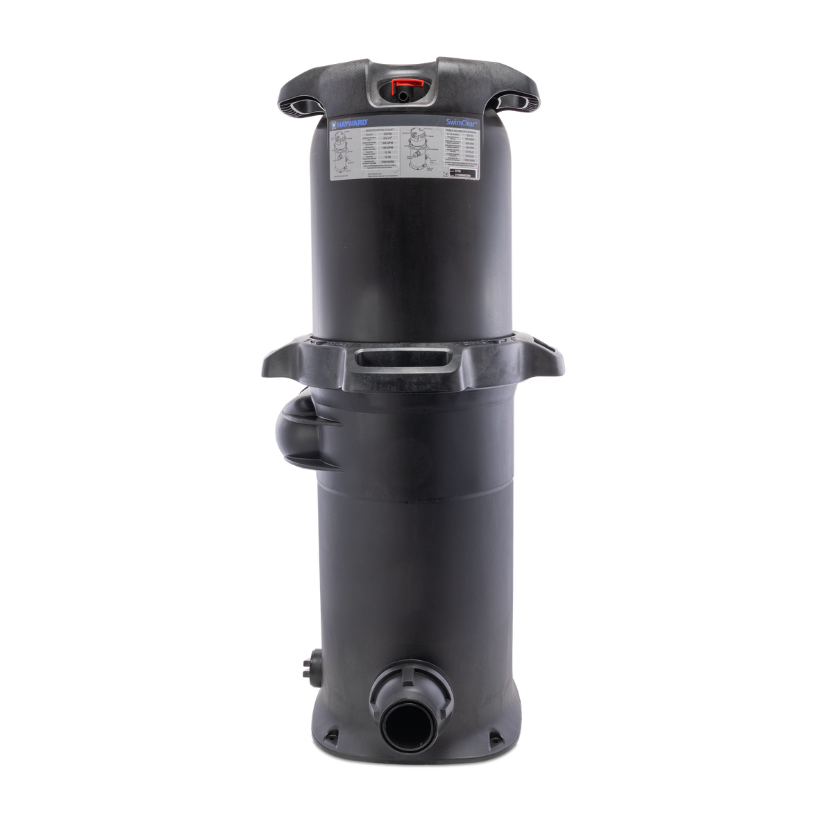 Hayward SwimClear C275S 275 sq ft cartridge pool filter - back