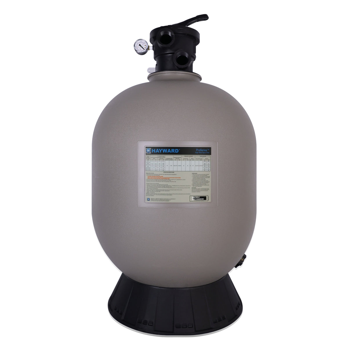 Hayward S244T sand filter - original manufacturer view 1