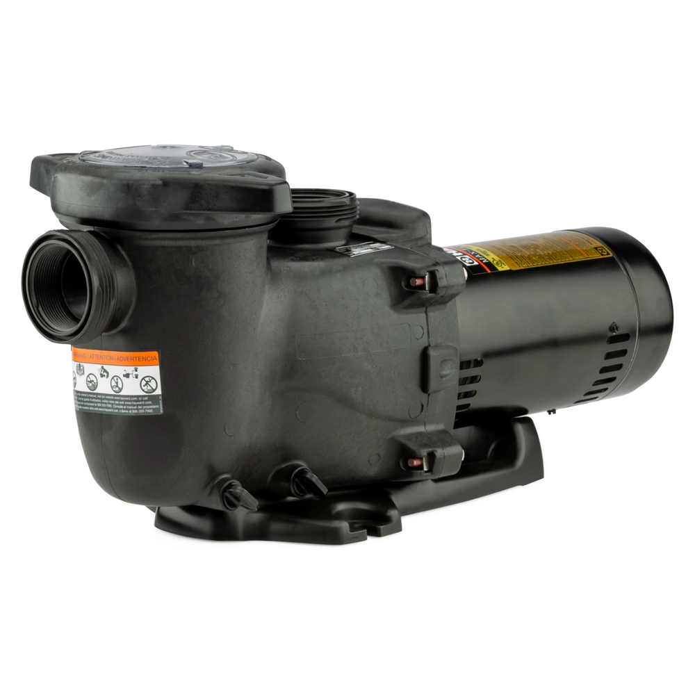Hayward MaxFlo XL SP2307X10 1 HP pool pump — Front-left view