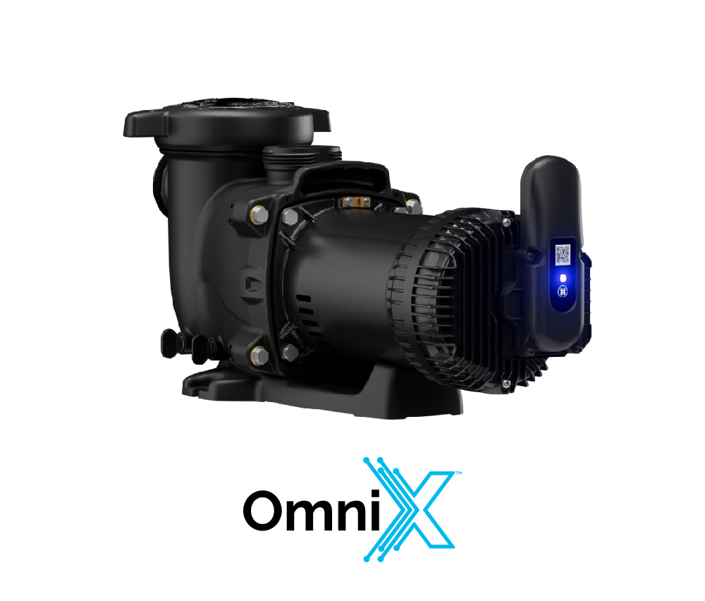 Hayward MaxFlo VS 420 VSP23420 pool pump - left rear view with OmniX