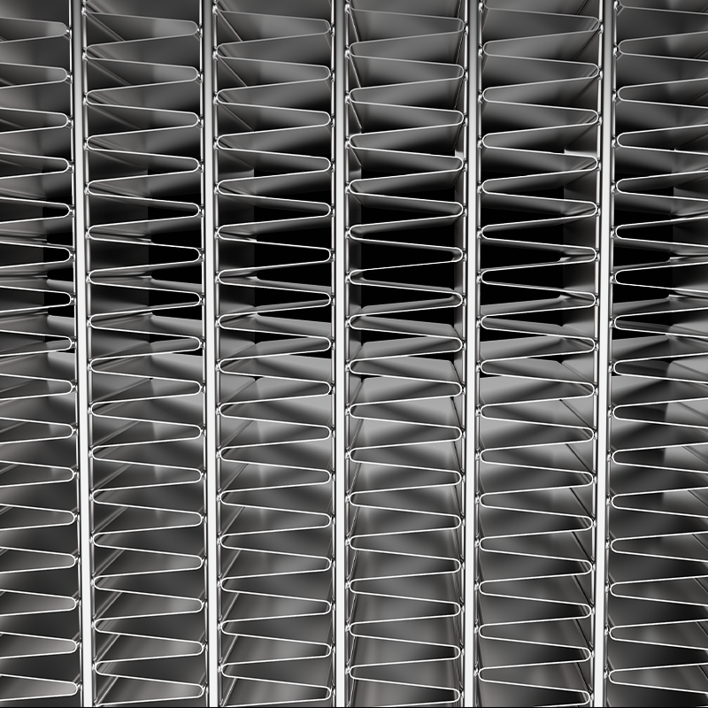 HP21405T — Detalle oficial de las aletas del evaporador