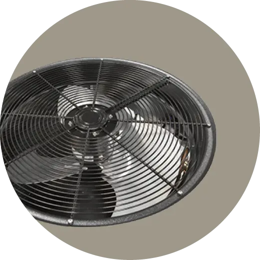 TH140B — Detalle del ventilador superior