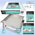 Hide 12" Pool Deck Skimmer Lid Kit, 1-3/8" to 1-5/8" Material Depth, HSL12-1.6
