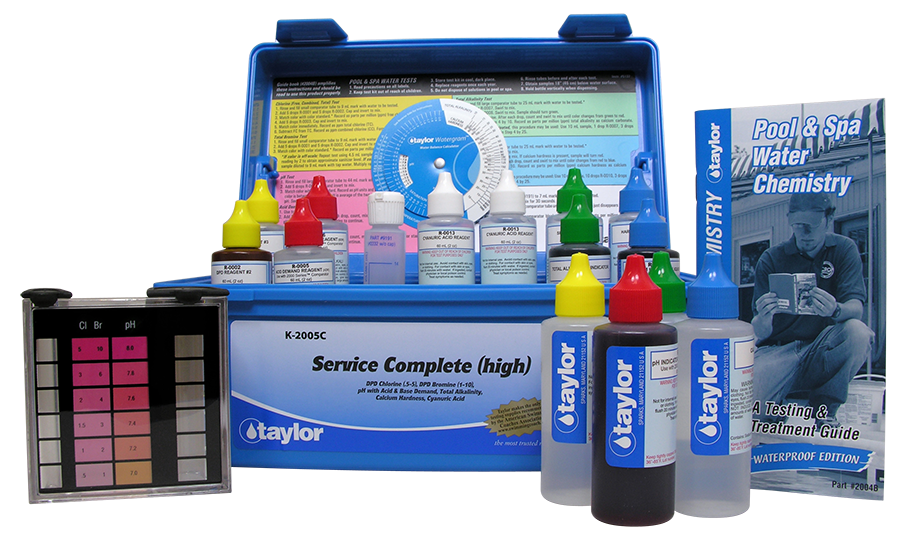 Taylor Service Complete Test Kit, High Range, 2 oz Reagents, K-2005C-8