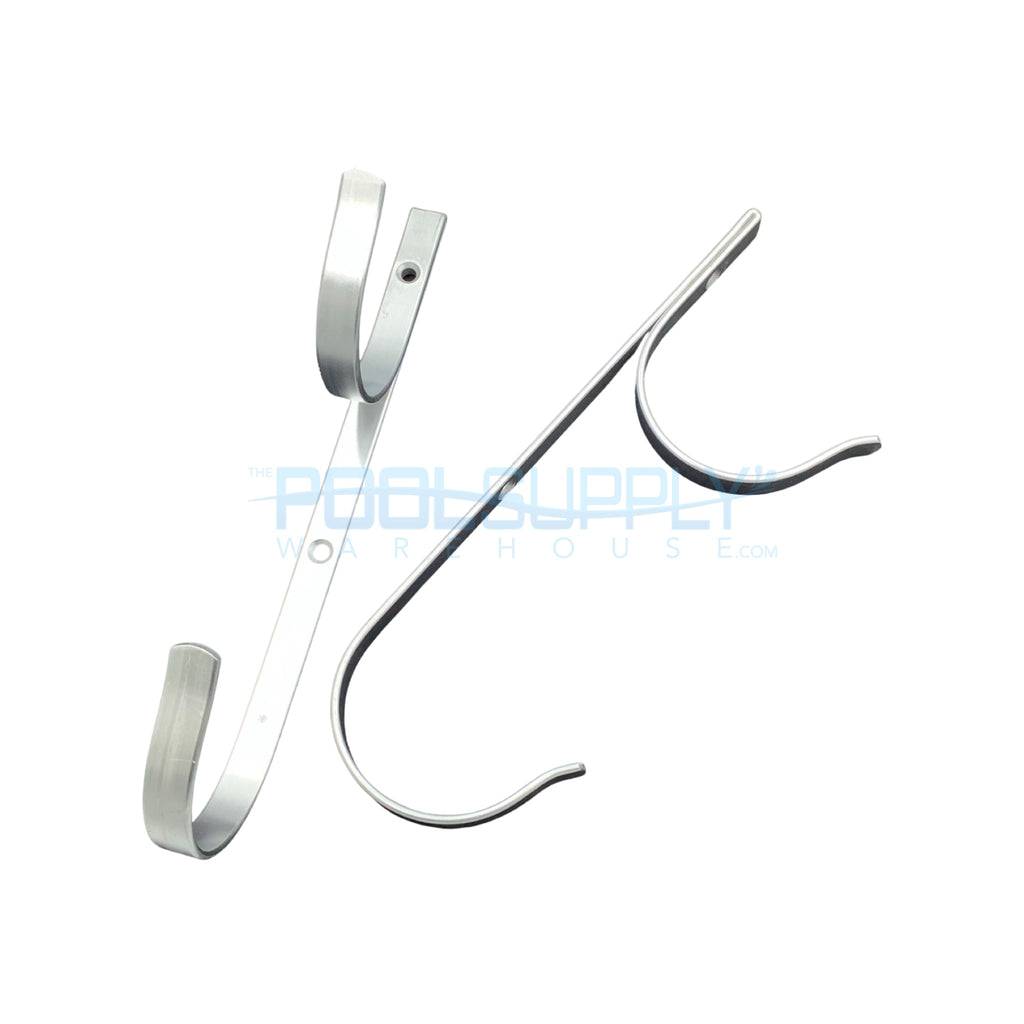 PoolStyle K079CBX/AL Aluminum Pole Hangers with Screws, Set of 2