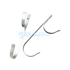 PoolStyle K079CBX/AL Aluminum Pole Hangers with Screws, Set of 2