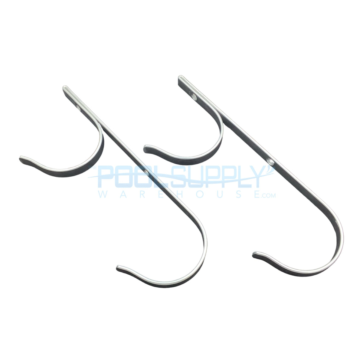 PoolStyle K079CBX/AL Aluminum Pole Hangers with Screws, Set of 2 - alternate view